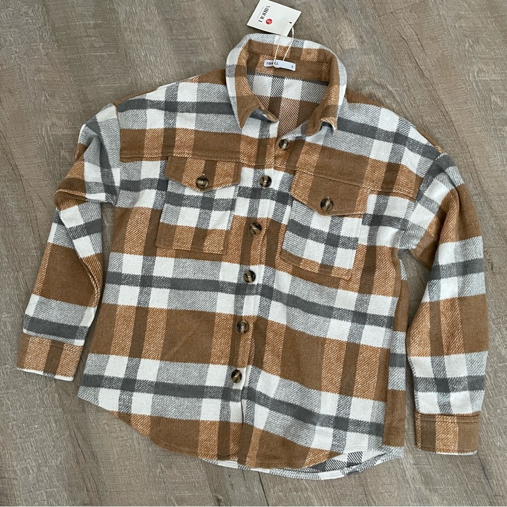 Mustard Yellow Plaid Shacket